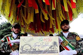 گزارش تصویری | تشییع شهید گمنام دفاع مقدس در سازمان ایثارگران نزاجا